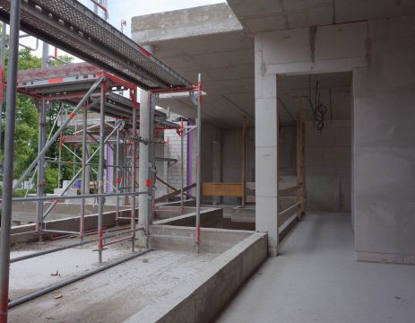 Baustelle Obergeschoss