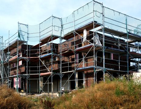 Baustelle Gartenseite