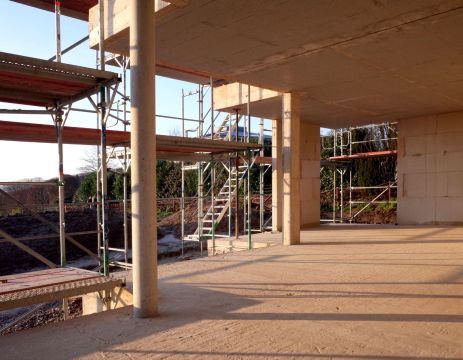 Baustelle Wohnzimmer