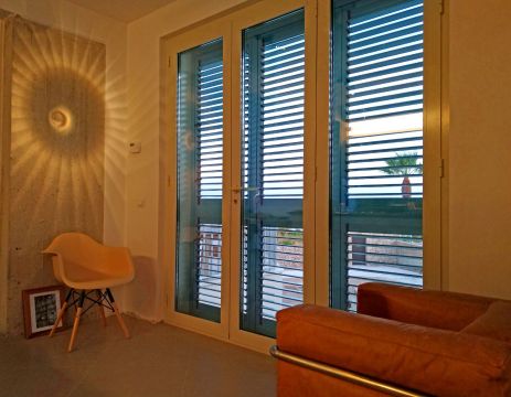 offene Küche mit Ausblick