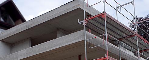 Richtfest : Modernes Haus in Mülheim