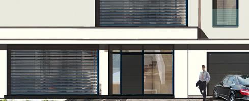 Modernes Haus im Brucker Holt