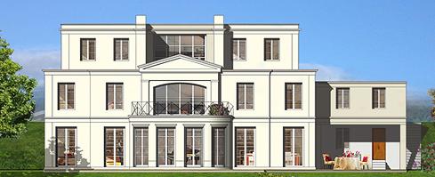 Klassizistische Villa in Mülheim